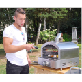 Large Stainless Steel portable Table Top Gas outdoor Pizza Oven